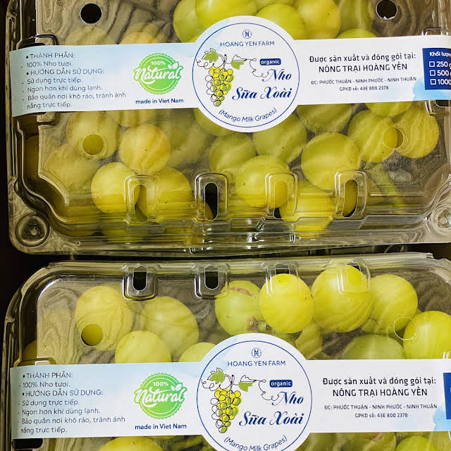 Trái Nho Mẫu đơn Shine Muscat